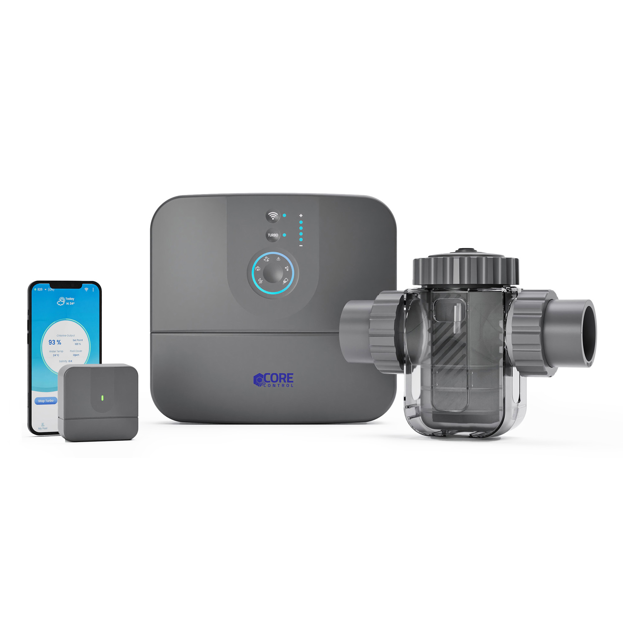 Will I need the balance control kit to see PH, Salt, and ORP levels or will those be in the app as part of product?