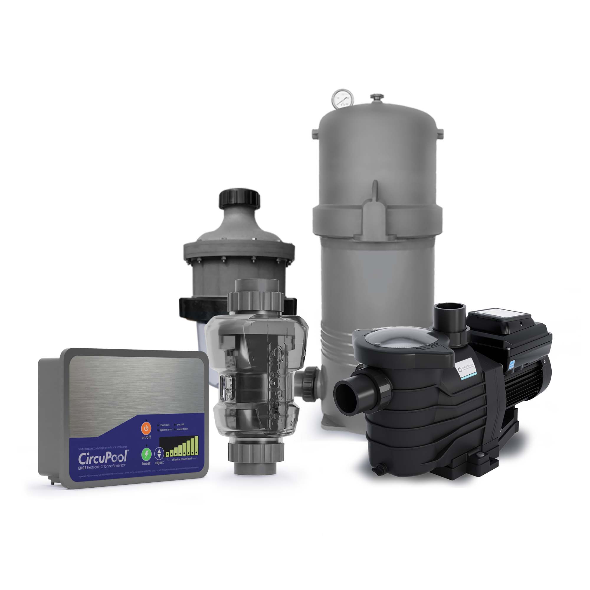 I'm installing a 16x32 inground pool, approx 30,000 gallons.  Instead of a chlorine pool, I'd like to make it salt water and looking at this unit.  Will this suffice my pool size.  No pump, filter are installed yet so now is the time for me to make this decision.
